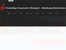 Tablet Screenshot of feuerwehr-stammheim.de
